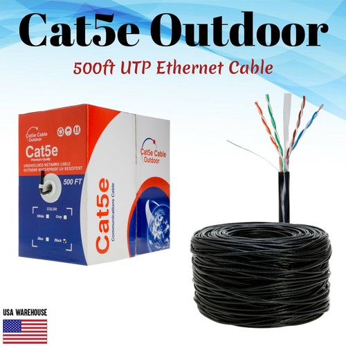 500ft cat5e cat5 outdoor - cat5e,